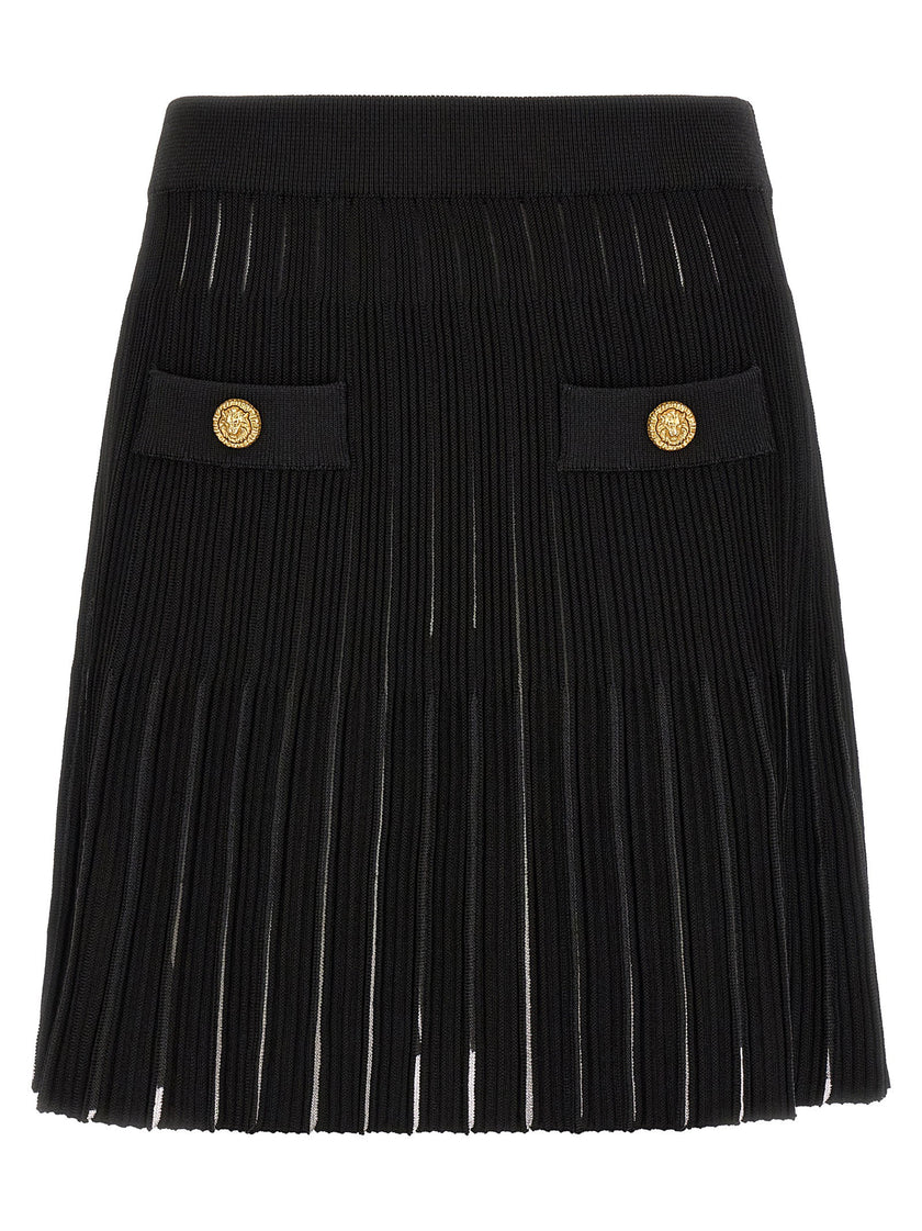 Balmain Pleated Skirt