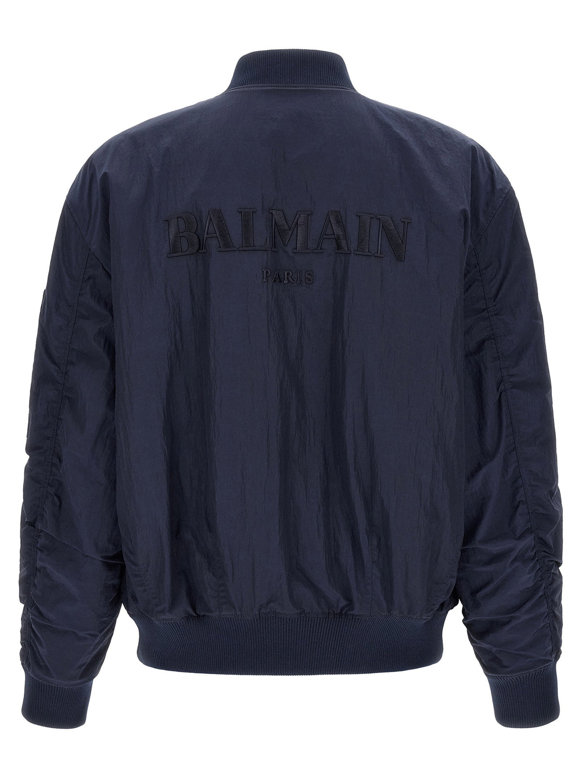 Balmain Logo Embroidery Bomber Jacket