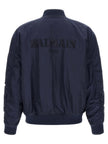 Balmain Logo Embroidery Bomber Jacket
