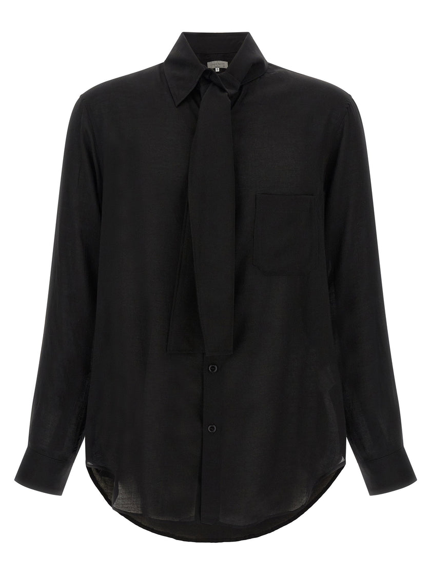 Yohji Yamamoto Stole Collar Shirt