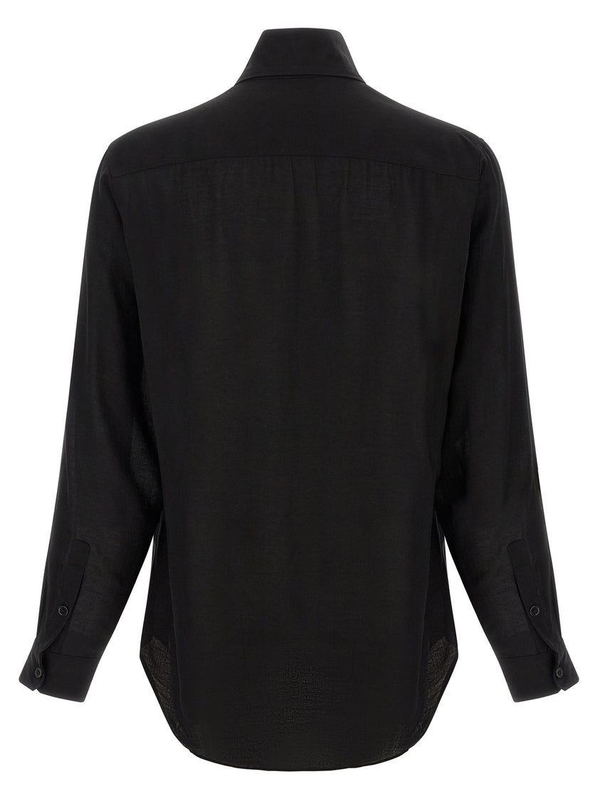 Yohji Yamamoto Stole Collar Shirt