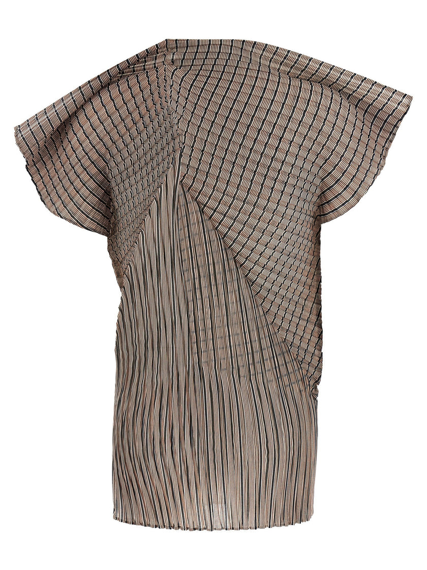 Issey Miyake Generic Stripes (machine Pleats) Top