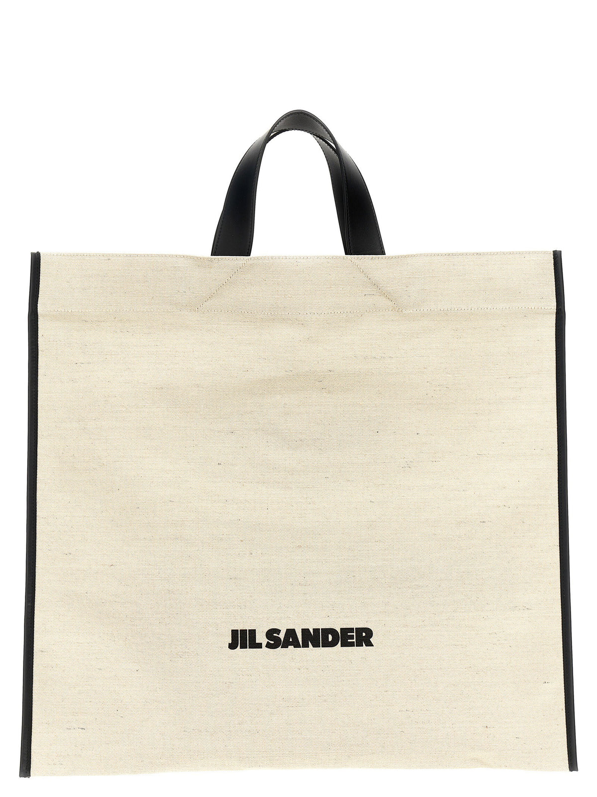 Jil Sander Border Book Tote Square Shopping Bag