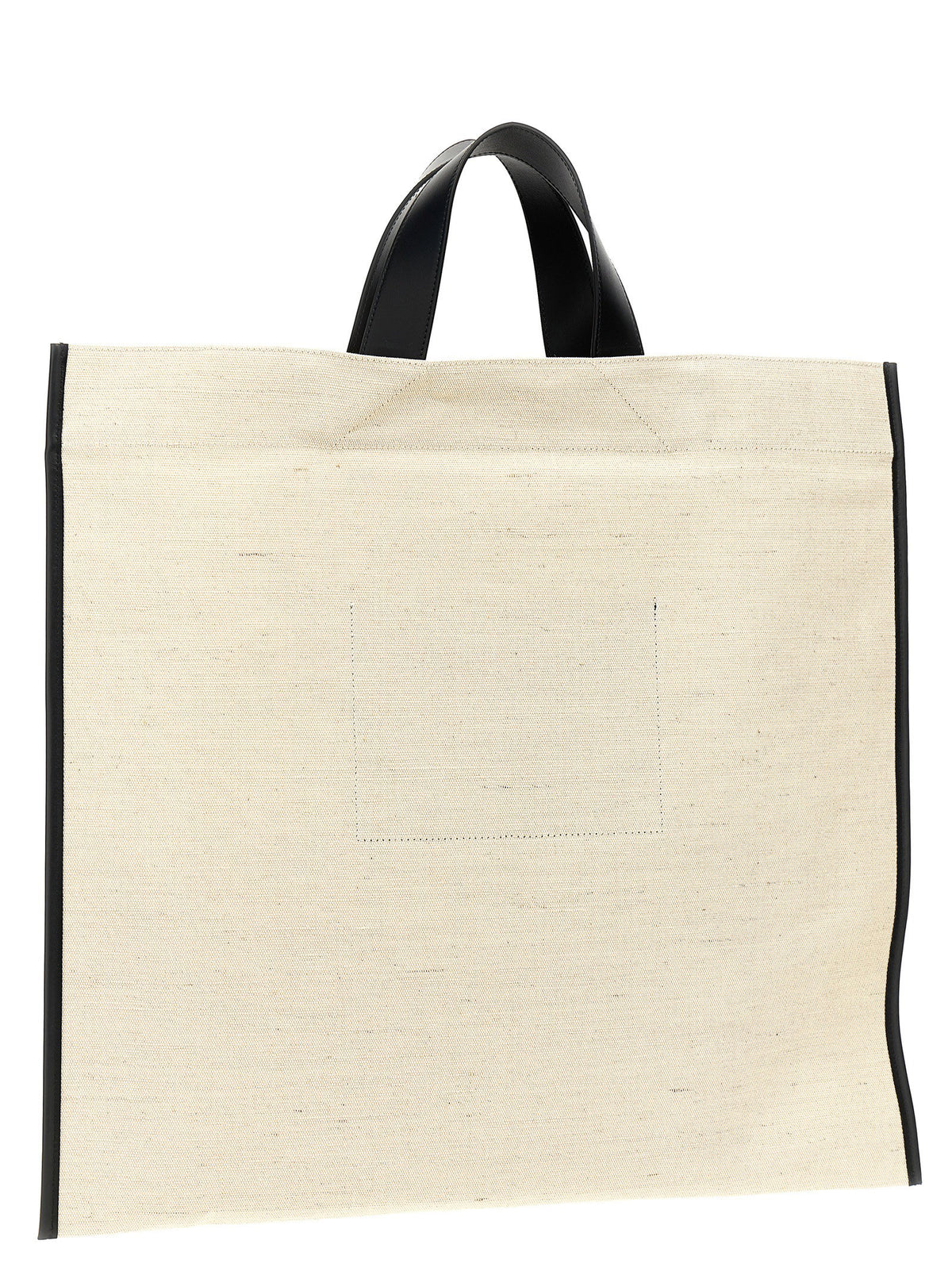 Jil Sander Border Book Tote Square Shopping Bag