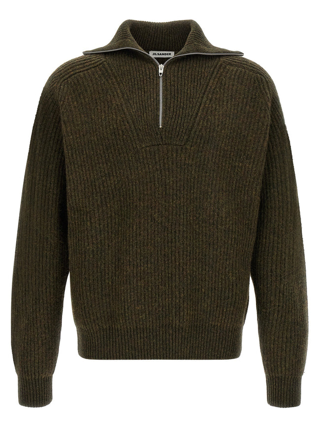 Jil Sander Half-zip Sweater