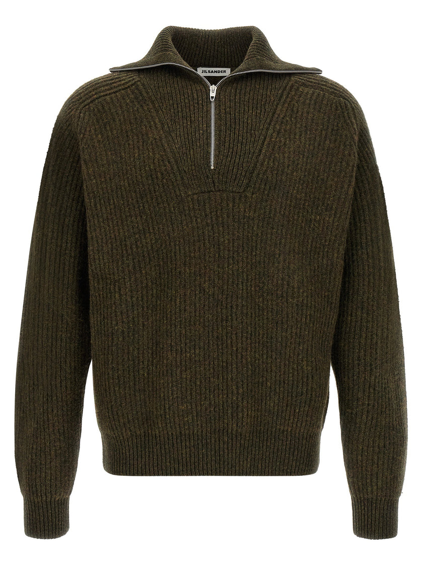 Jil Sander Half-zip Sweater