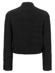 Balmain Double-breasted Tweed Short Jacket