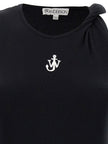 J.w.anderson Logo Ribbed Dress