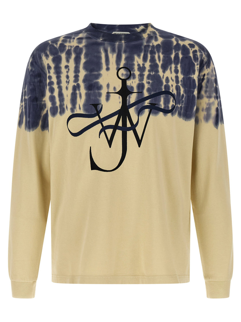J.w.anderson Ribbon Anchor Tie-dye T-shirt