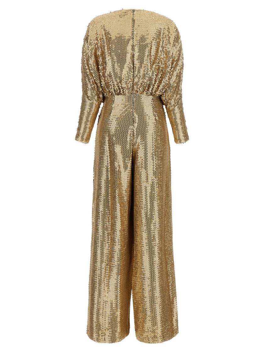 Elie Saab Sequin Jersey Jumpsuit