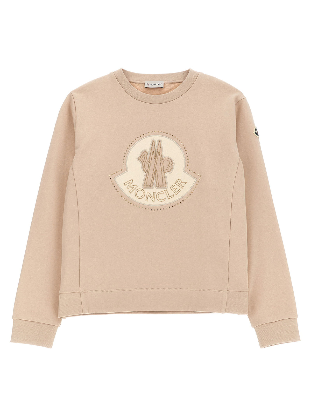 Moncler Enfant Rhinestone Logo Sweatshirt