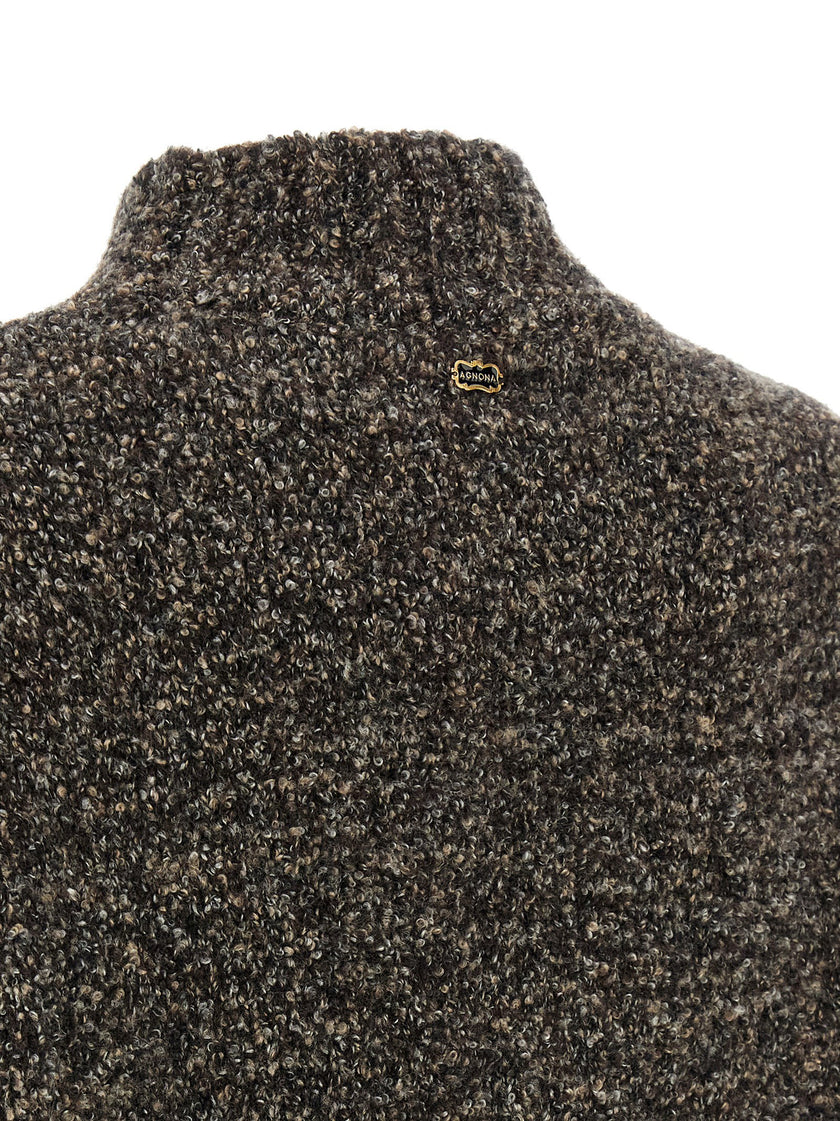 Agnona Mqaglia High Neck Bouclé
