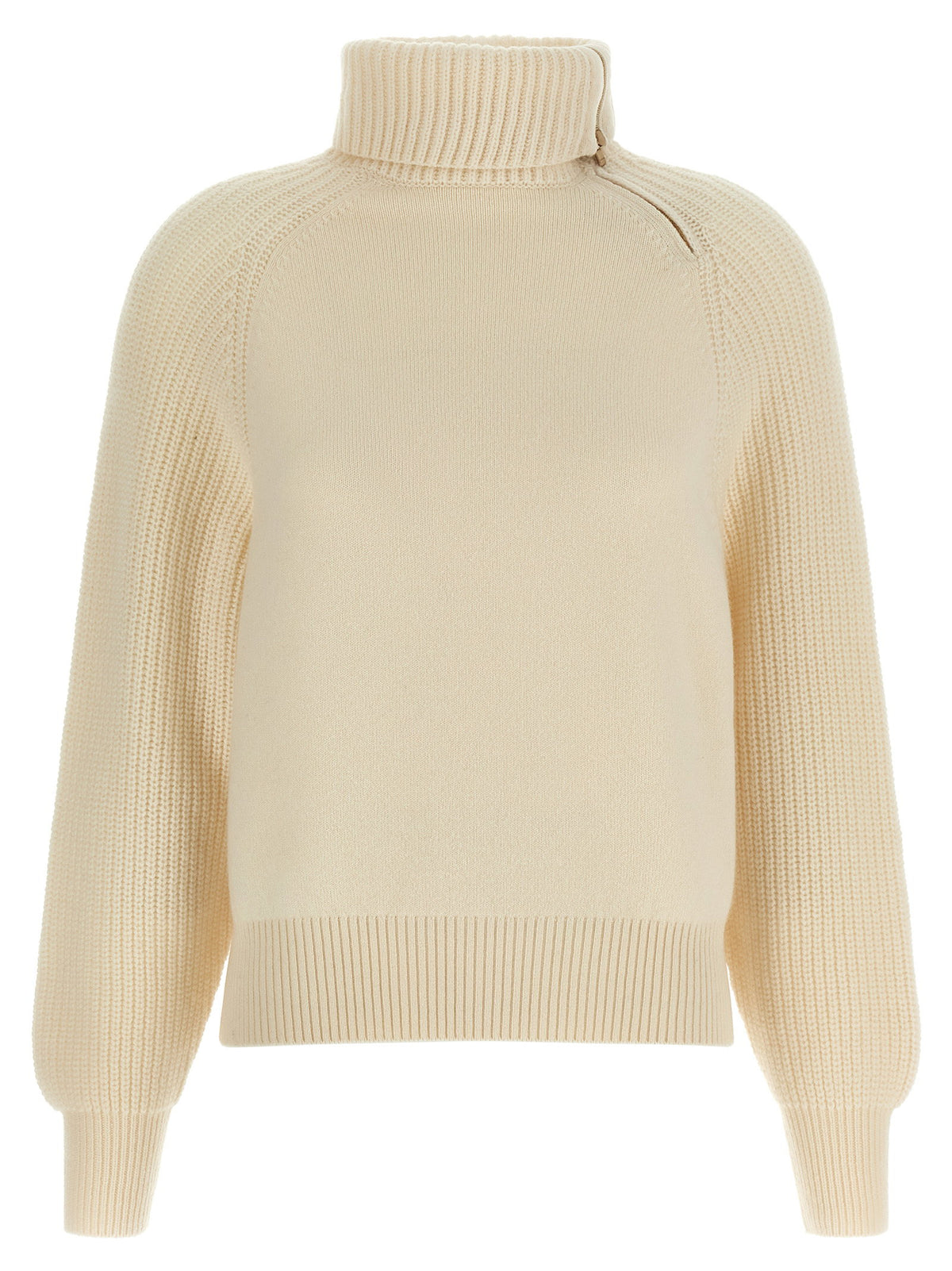 Agnona High Neck Sweater With Zip