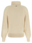 Agnona High Neck Sweater With Zip