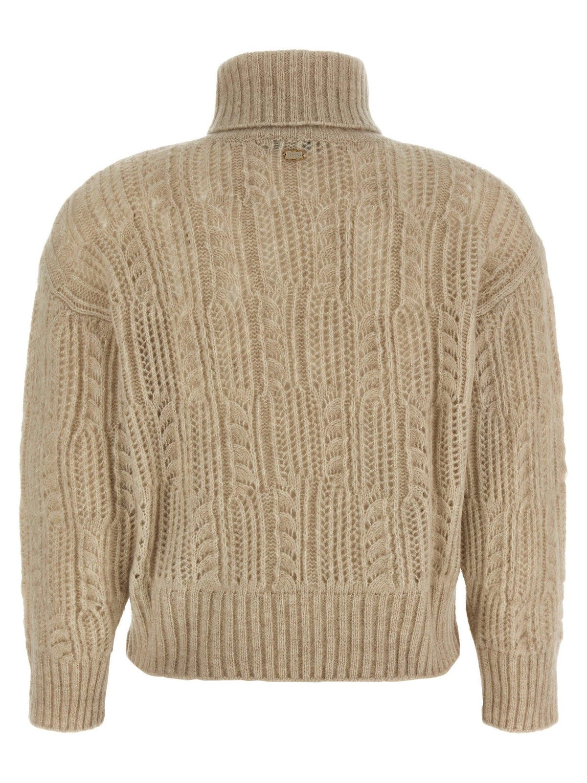 Agnona Openwork Turtleneck Sweater