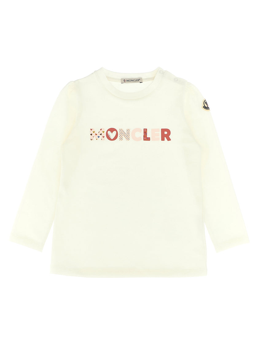 Moncler Enfant Logo Print T-shirt