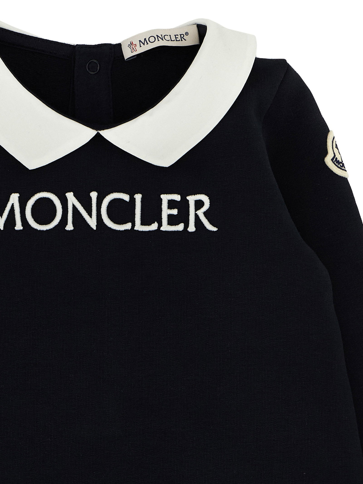 Moncler Enfant Logo Embroidery Jumpsuit