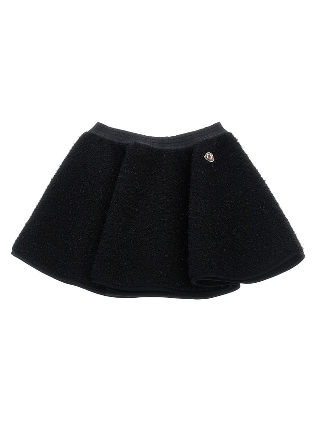 Moncler Enfant Metallic Teddy Skirt