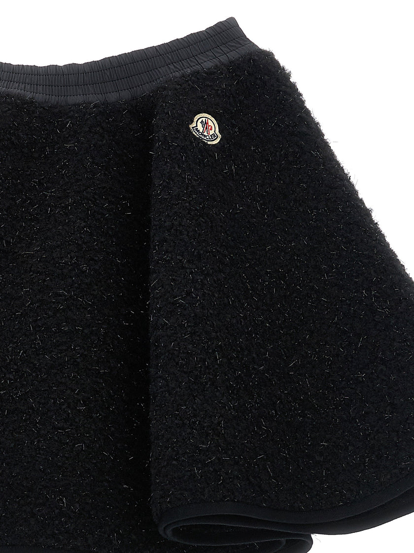 Moncler Enfant Metallic Teddy Skirt