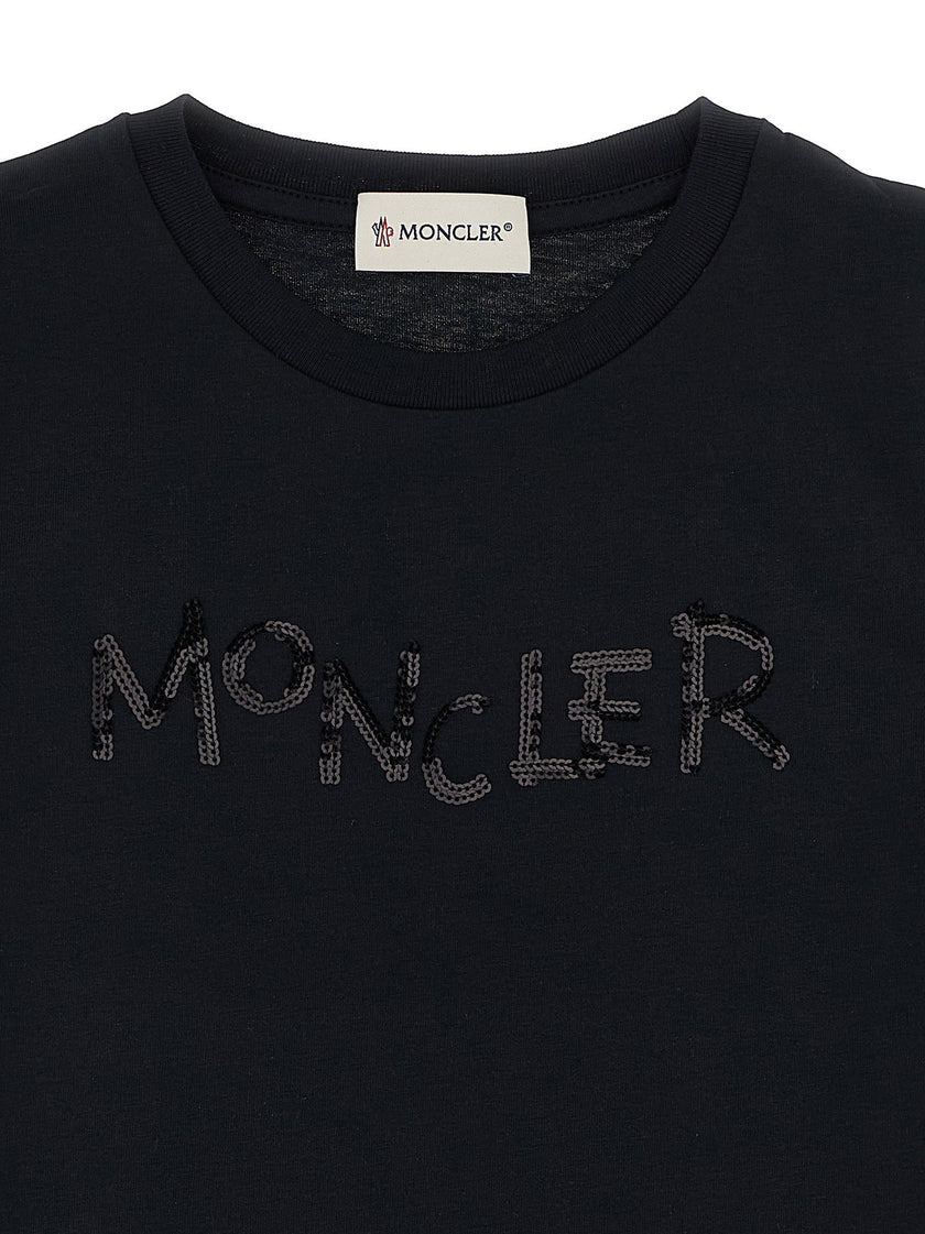 Moncler Enfant Sequins Logo T-shirt