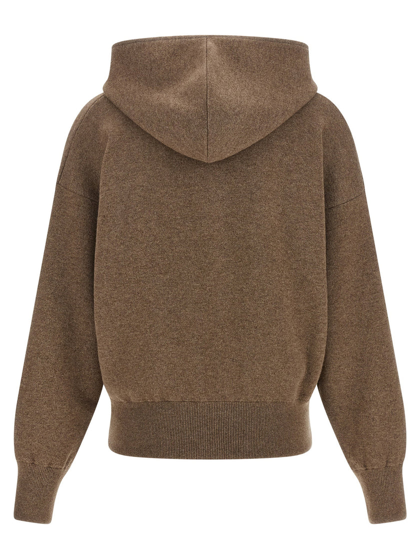 Agnona Zipped Hooded Sweater
