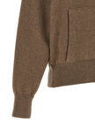 Agnona Zipped Hooded Sweater