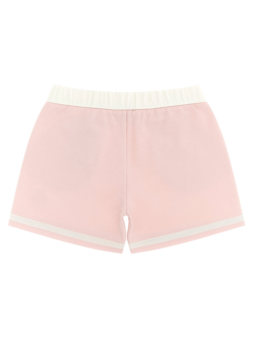 Moncler Enfant Cotton Viscose Bermuda Shorts