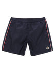 Moncler Enfant Tricolor Trim Swimsuit