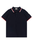 Moncler Enfant Tricolor Polo Shirt