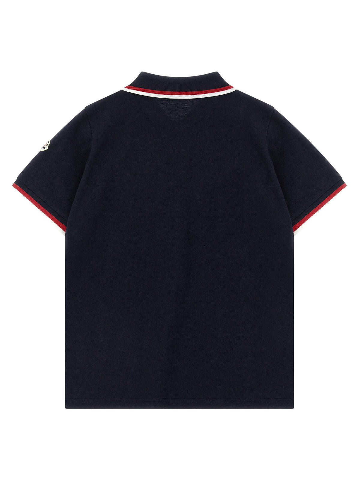 Moncler Enfant Tricolor Polo Shirt