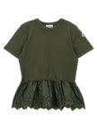 Moncler Enfant Floral Embroidery T-shirt