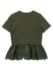 Moncler Enfant Floral Embroidery T-shirt