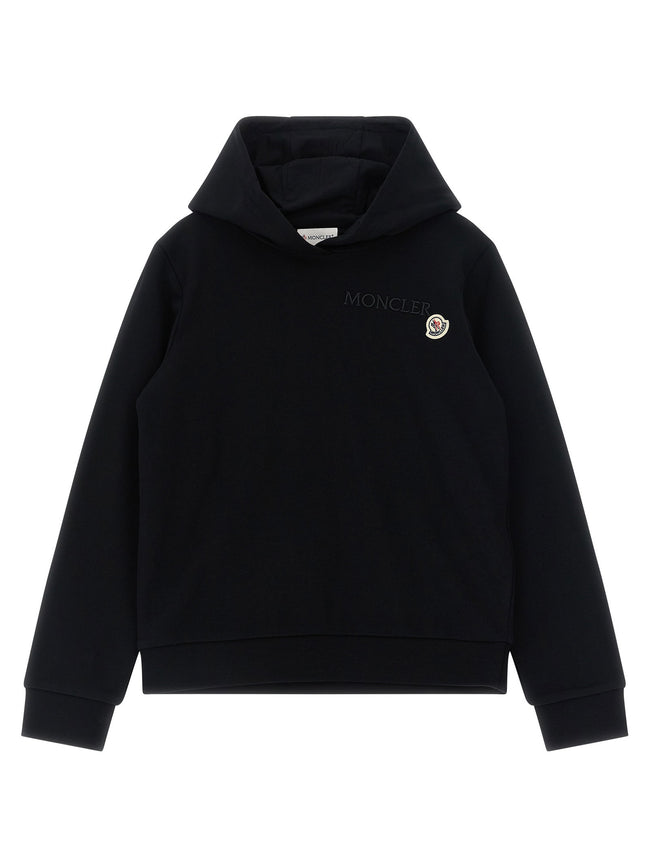 Moncler Enfant Logo Embroidery Hoodie
