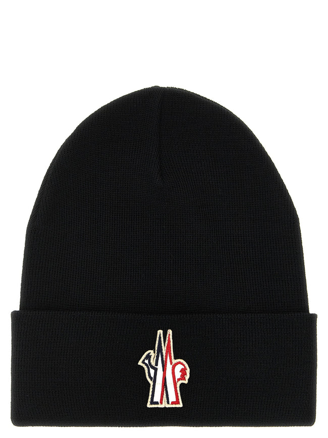 Moncler Grenoble Logo Patch Beanie