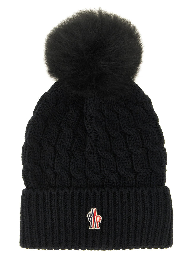 Moncler Grenoble Wool Beanie With Pon-pon
