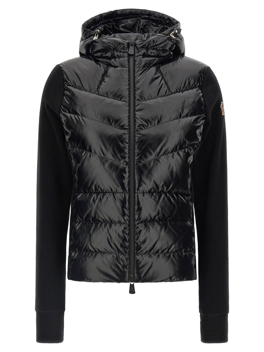 Moncler Grenoble Padded Cardigan With Hood And Zip