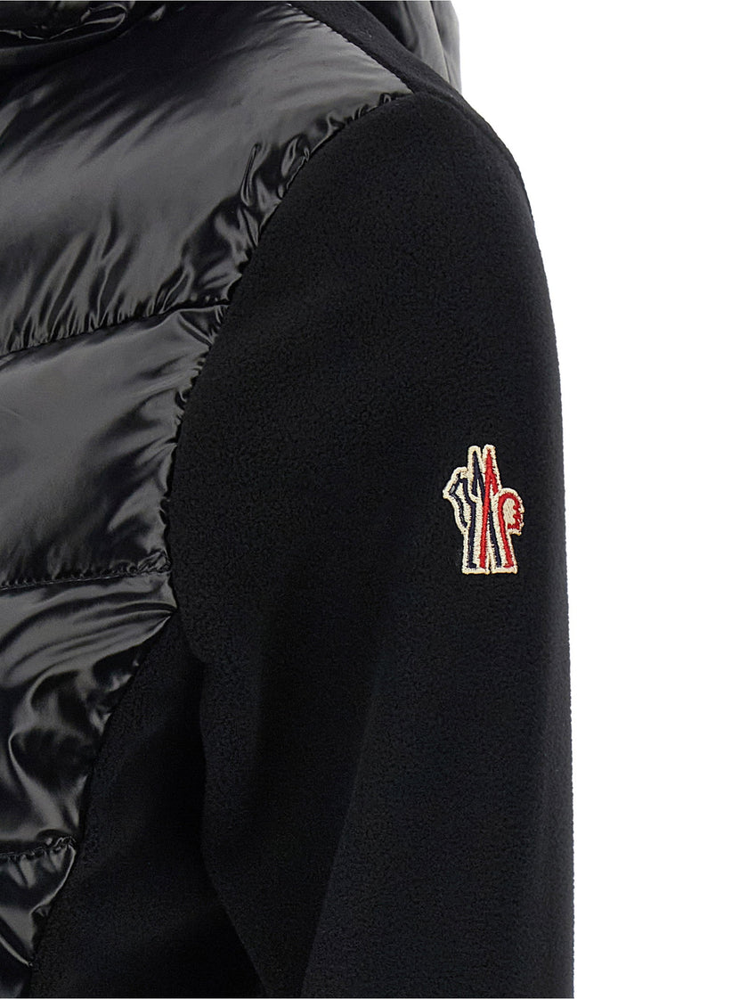 Moncler Grenoble Padded Cardigan With Hood And Zip