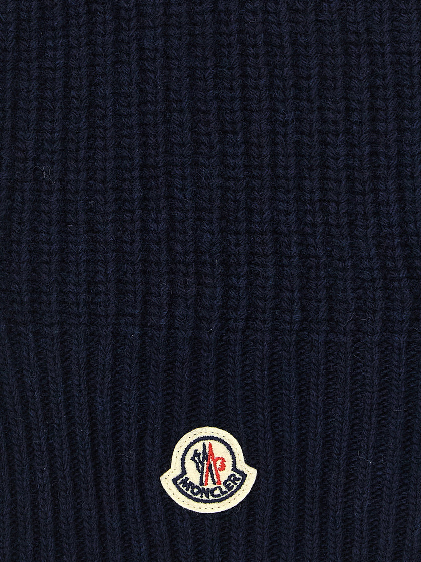 Moncler Enfant Wool Balaclava With Logo