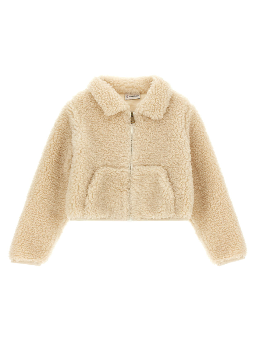 Moncler Enfant Teddy Effect Sweatshirt
