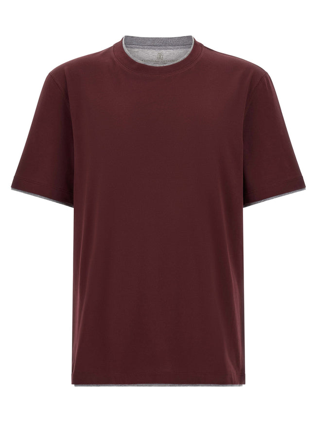 Brunello Cucinelli Double Layer T-shirt