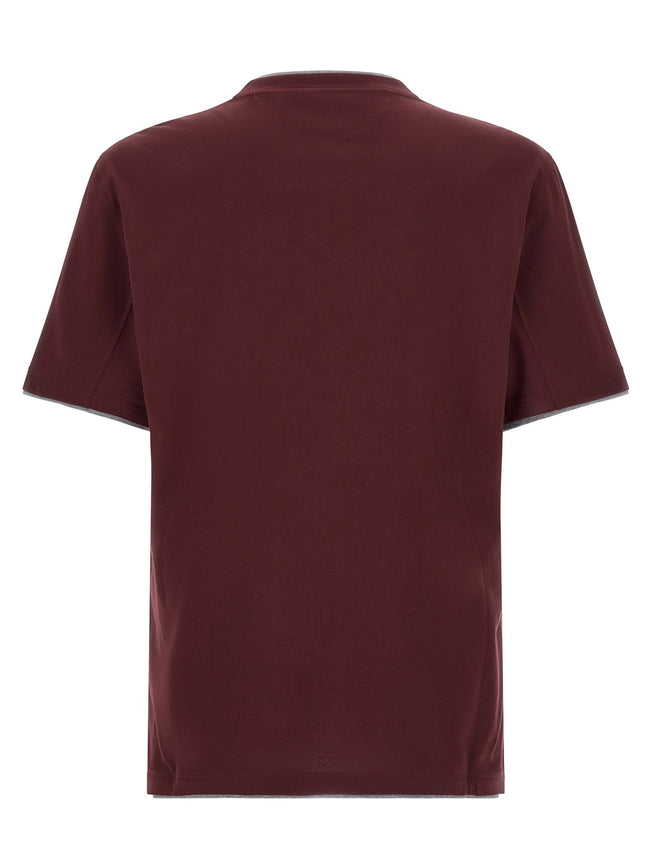 Brunello Cucinelli Double Layer T-shirt