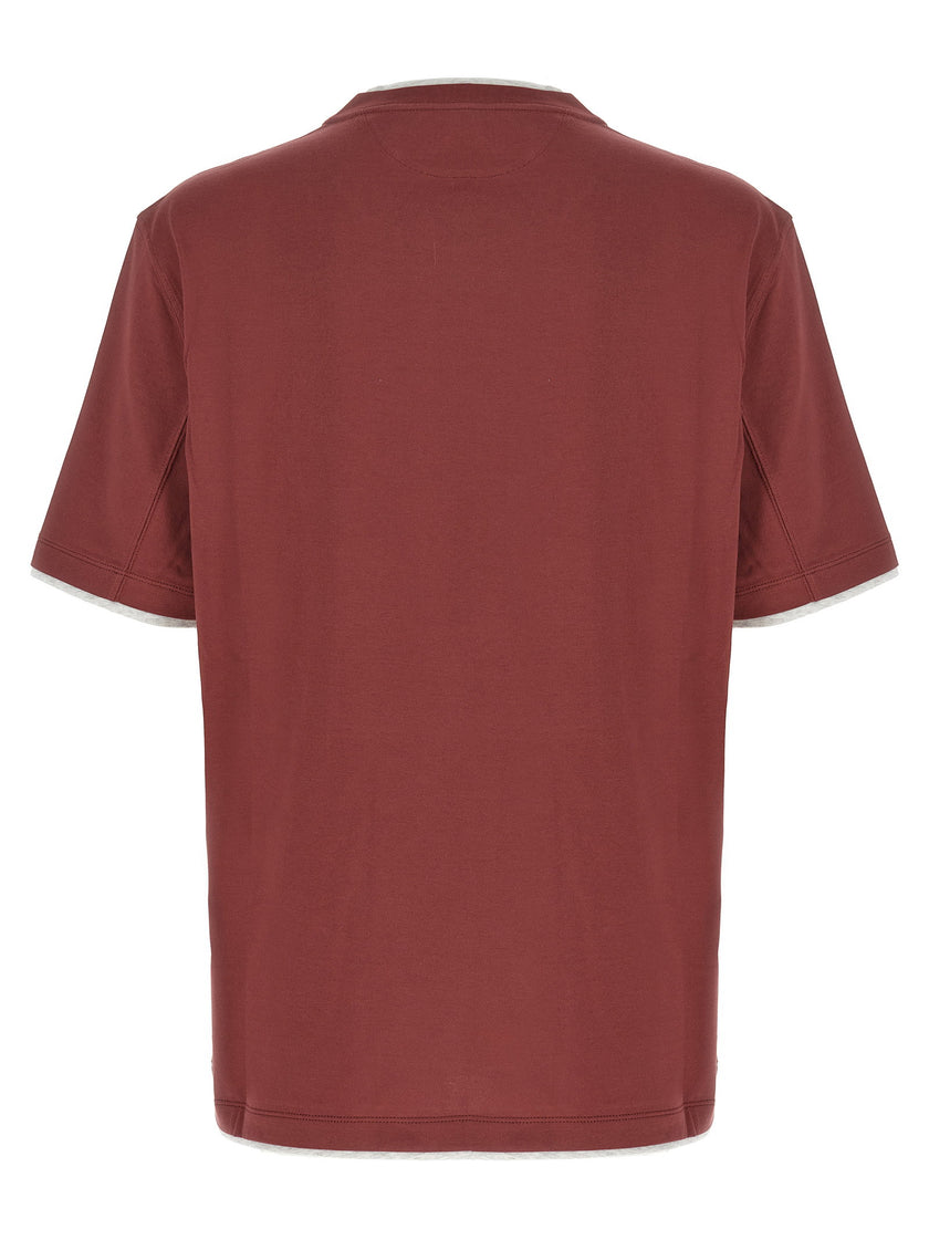 Brunello Cucinelli Double Layer T-shirt