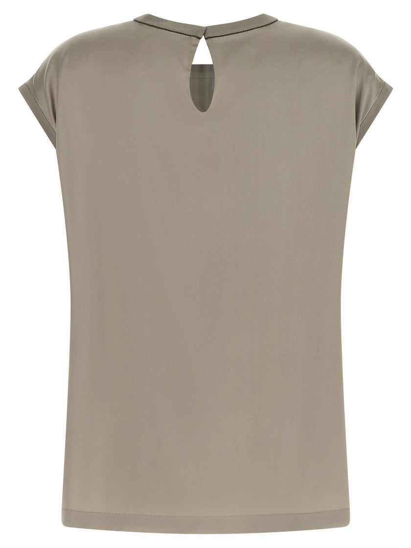 Brunello Cucinelli Satin Blouse