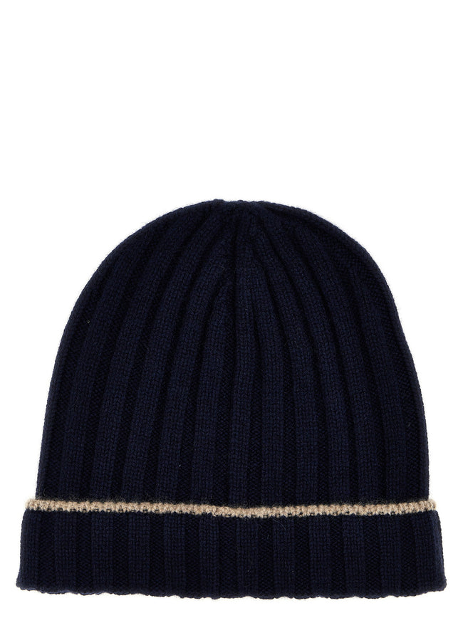 Brunello Cucinelli Contrast Line Beanie