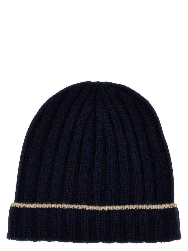 Brunello Cucinelli Contrast Line Beanie