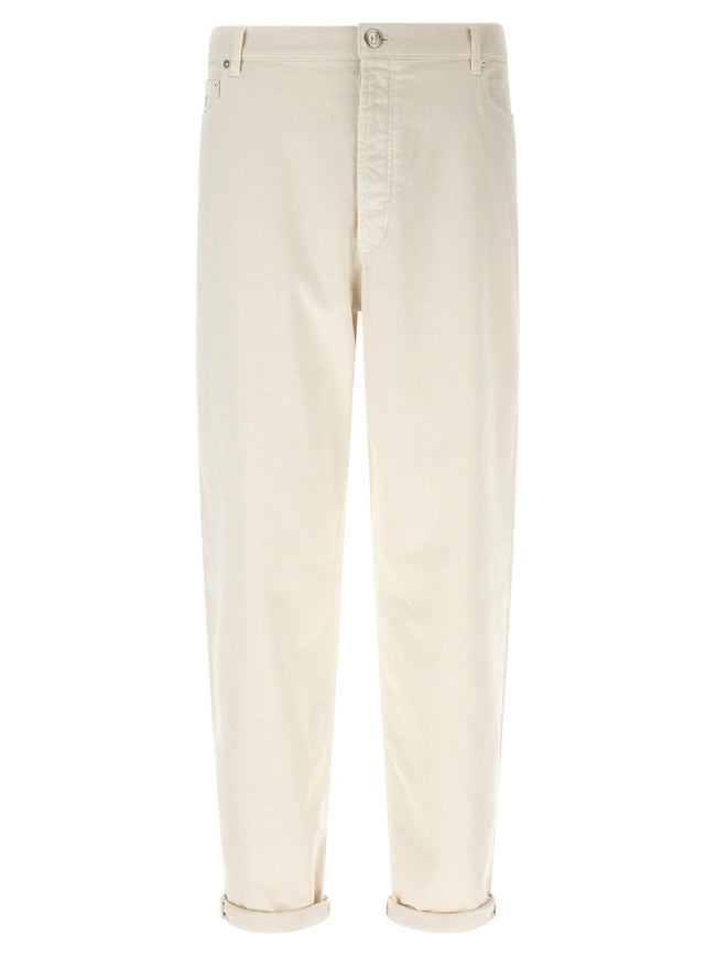 Brunello Cucinelli Garment-dyed Denim Jeans