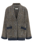 Brunello Cucinelli Cardigan With Scarf