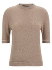 Fabiana Filippi Gauze Platinum Sweater