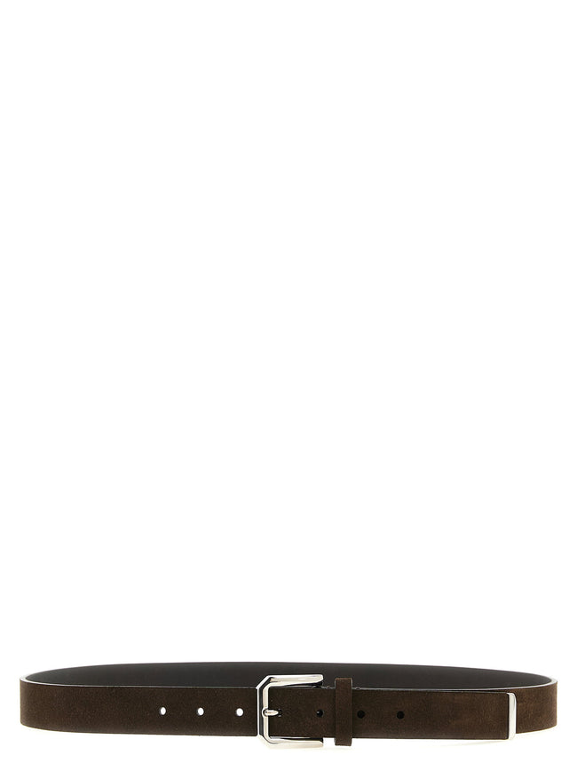 Brunello Cucinelli Inverted Leather Belt