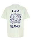 Casablanca Flocked Celestial Pyramid Print T-shirt